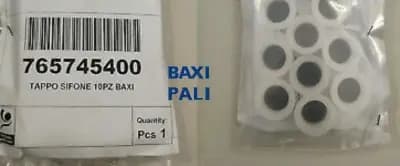 BAXI kupak + tömítés kondenzszifonhoz (Régi: 722269000 + 721679200) (Új:76574530